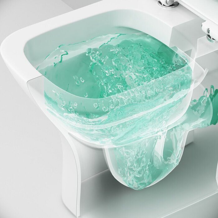 0C908601SC Gem унитаз напольный безободковый AM.PM с сидением. Распродажа