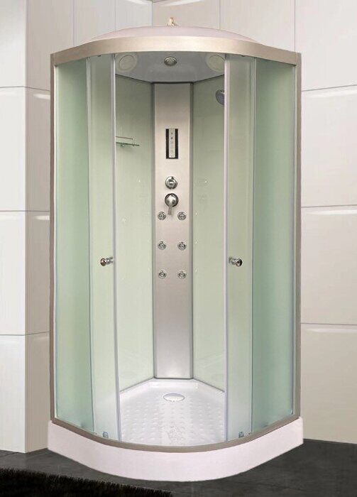 ODA 8800 душевая кабина 90х90 см с гидромассажем, низкий поддон, белая