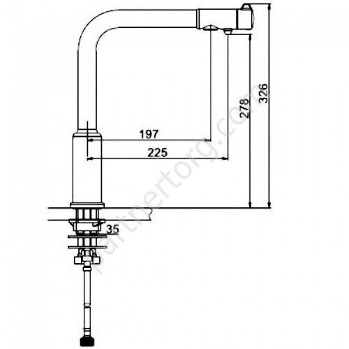 Gappo G4390-10 смеситель для кухни черный