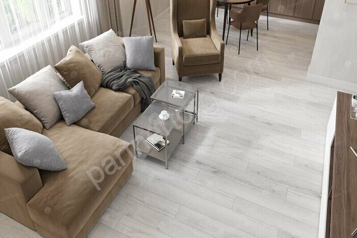 Дуб Морская пена инженерная SPC замковая кварцвиниловая плитка Alpine Floor ЕСО 7-21 ABA