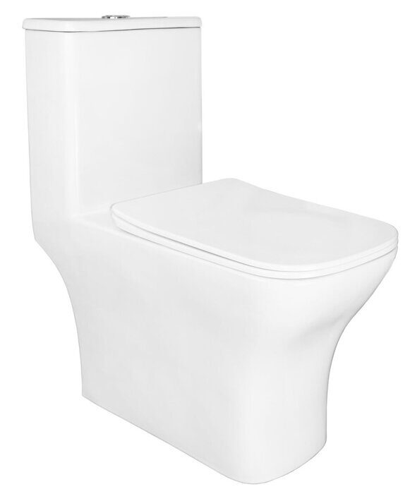 Azario Lodi AZ-8617 унитаз безободковый моноблок с крышкой-сидением, микролифт