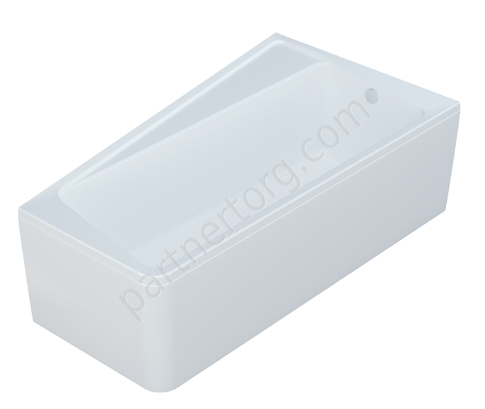 Direct ванна акриловая асимметричная 170х100 см MarkaOne