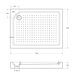 BelBagno TRAY-BB-AH-100/80-15-W-L(R) душевой поддон, акриловый, 80х100х15 см, белый