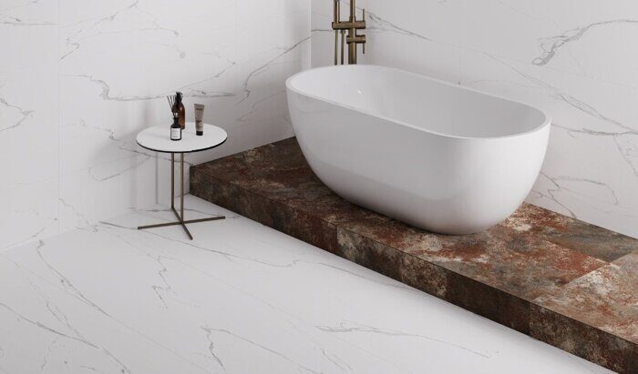 Ariston Classic Satin Staro керамогранит белый сатинированный 60х120 см