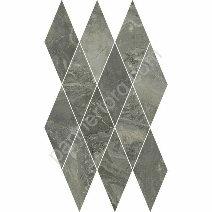 Charme Deluxe Floor Project глянцевая декоративная вставка серая Italon 26x75см