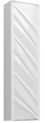 Glace 30П пенал 1д. подвесной белый