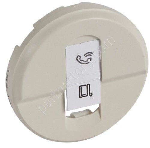 Legrand Celiane лицевая панель для информационной розетки RJ45, цвет слоновая кость