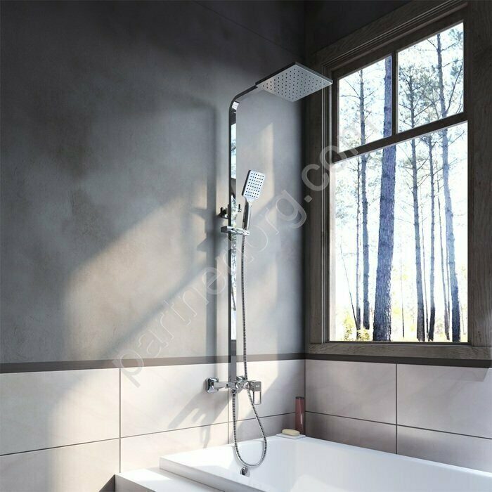 Bild Iddis душевая система со смесителем и верхним душем BILSB1Fi06, хром