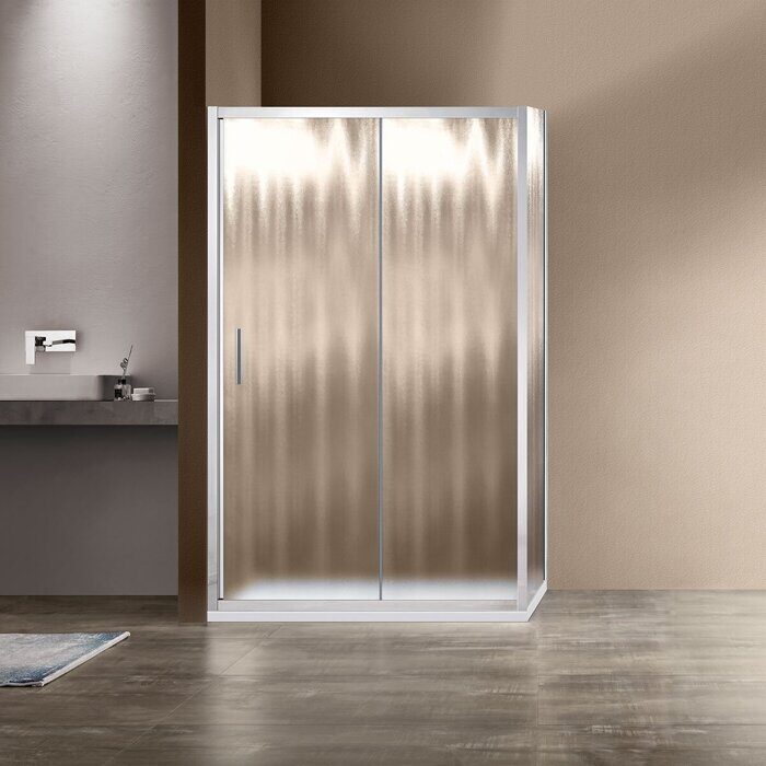 Vincea Garda VSR-1G9011CH, душевой уголок 110х90х190 см, стекло шиншилла, профиль хром