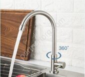 Frap F41899-6 смеситель для кухни сатин