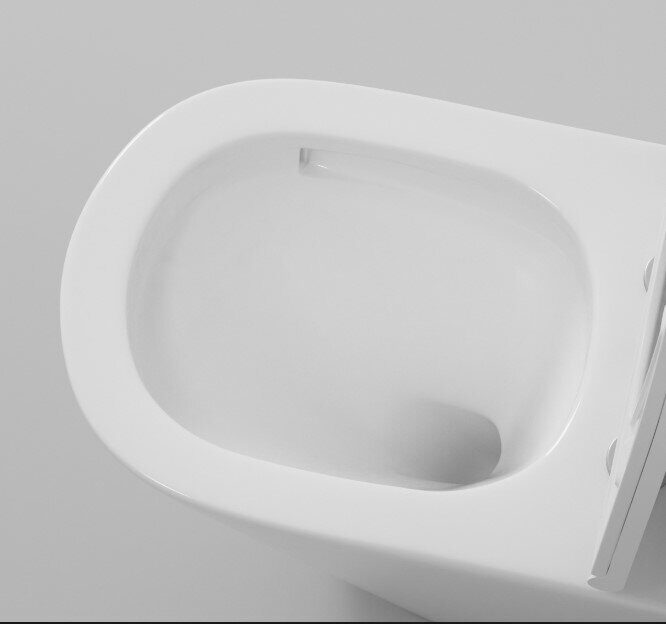 Grossman GR-4449SQ напольный безободковый унитаз Торнадо белый с сидением