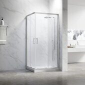 Veconi RV27CH-10090-01-C8 душевой угол, 100х90x190 см, дверь раздвижная, профиль хром