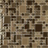 Коричневая стеклянная мозаика Exclusive series S-804