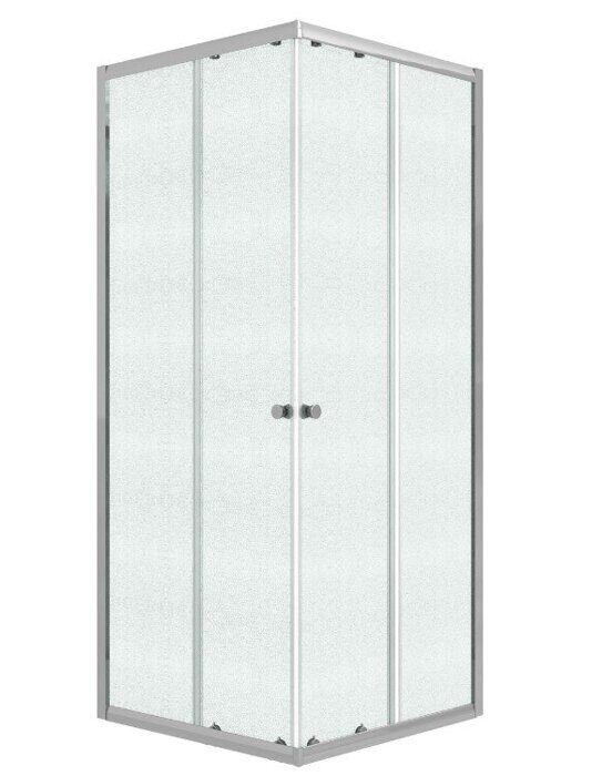 Niagara Eco NG-1008-14QMT душевое ограждение раздвижное 80х80см, стекло матовое, профиль хром