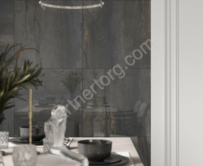 Cast Mint зеленый полированный керамогранит 60х60см Laparet