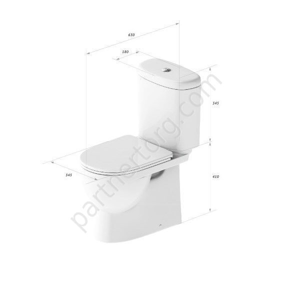 Art Sanita Luxe унитаз компакт напольный с сидением