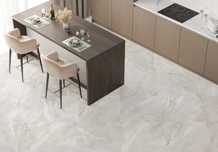 Onyx Breez Gray Artkera керамогранит серый матовый sugar-эффект 60х60см