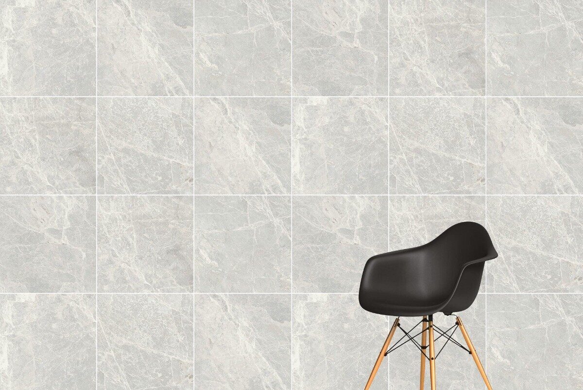 Marmostone светло-серый R9 керамогранит лаппатиров 60х60см Vitra