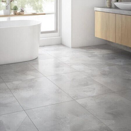 изображение керамогранита в ванной