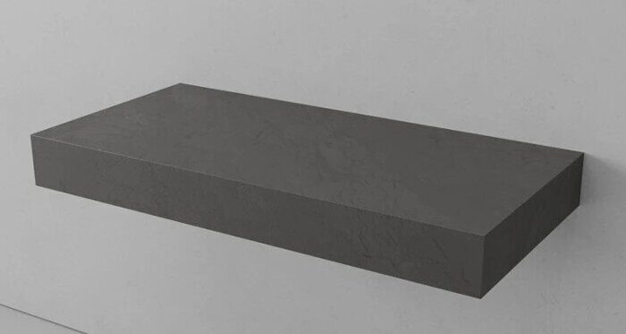 Unit 100 Velvex столешница под раковину графит для ванной комнаты