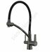 Gappo G4398-19 смеситель для кухни с гибким изливом и каналом для фильтрованной воды Оружейная сталь