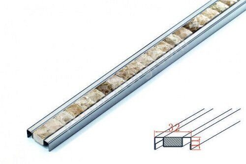 Karida вставка матовая бежевая Juliano 32мм JK3117