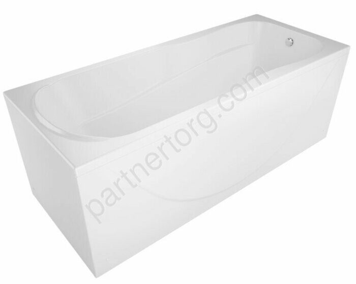 Italy акриловая ванна 170х70см с ножками и экраном