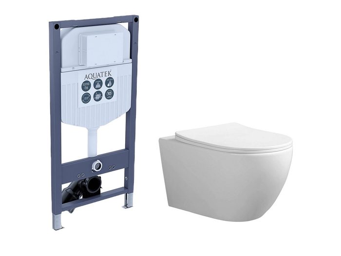 Set Aquatek София комплект рама INS-0000023 и унитаз AQ1801T-00