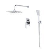 Slide Iddis встраиваемая душевая система с тропическим душем хром SLISB02i67