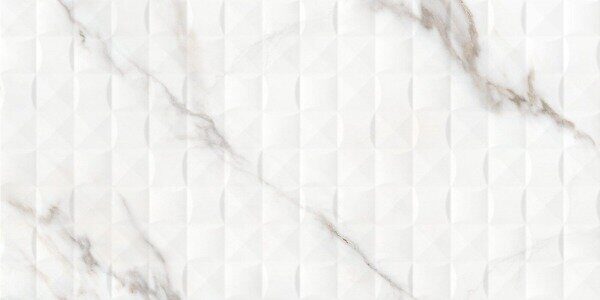 Aurea Relief New Trend настенная плитка белая матовая 30х60 см