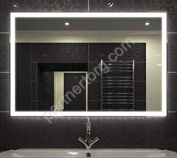 Mercury LED 50х70см зеркало для ванной ореольная холодная подсветка, подогрев
