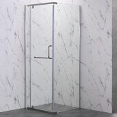 Veconi RV18-80-01-C5 душевой угол 80х80x200 см, дверь распашная, профиль хром