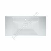M50AWPX1001WG INSPIRE V2.0, раковина мебельная , искусственный мрамор, со сливом-переливом, 100 см