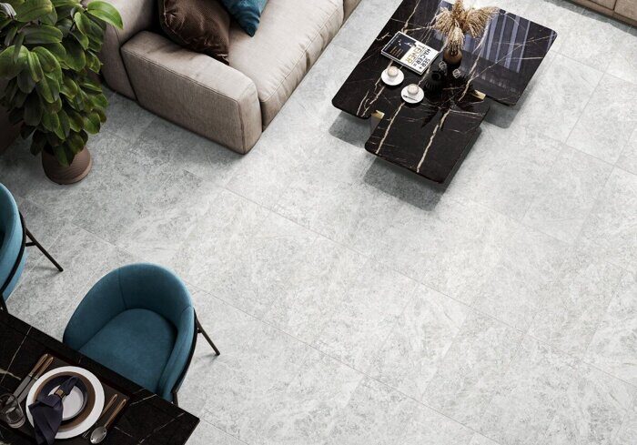 Tundra Gris Delacora керамогранит светло-серый матовый 30х60см