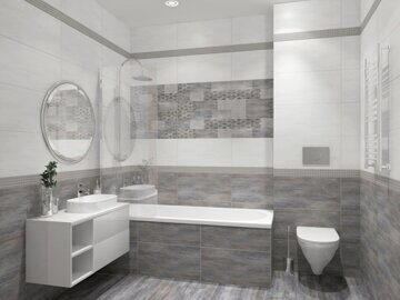 Pandora (Пандора) керамическая плитка Azori лайт грей дизайн