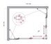 BelBagno LUCE-AH-22-120/100-P-Cr душевой уголок 120х100х195 см, дверь раздвижная, стекло рифленое, профиль хром