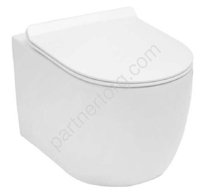 CETUS-W Rimless безободковый подвесной унитаз с сидением Soft Close, Slimseat