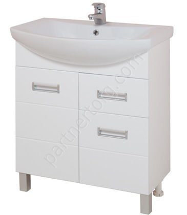 Балтика 70.12 тумба для ванной комнаты Оника с умывальником Балтика 70