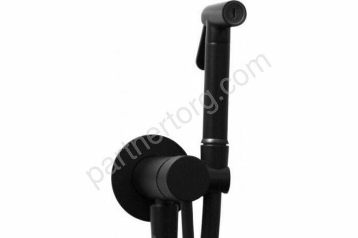 Paffoni Tweet Round ZDUP110NO черный встраиваемый смеситель с гигиеническим душем