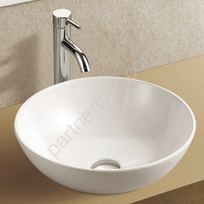 Calypso CS3003 раковина накладная круглая 400x400x145мм