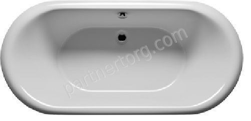 Дуо овальная акриловая ванна Riho, белая панель