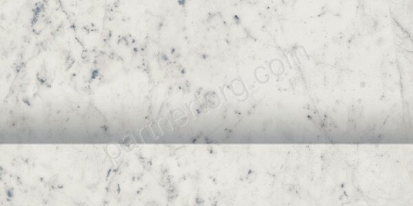 Charme Extra Carrara Alzata патинированный бордюр серый Italon 15x30см