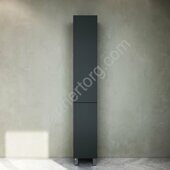 M90CSR0306GM GEM, шкаф-колонна, напольный, правый, 30 см, двери, push-to-open, графит матовый