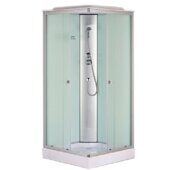 Loranto CS-6491F(CS-8072), 90*90*215 душевая кабина, поддон 13см, матовое стекло