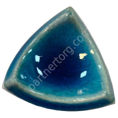 Голубая керамическая вставка Porcelain series TD03