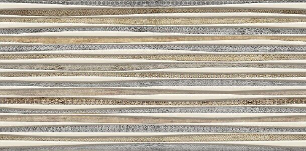 Lorens настенная плитка коричневая глянцевая полосы 24,3х49,4см Alma Ceramica TWU09LRS74R