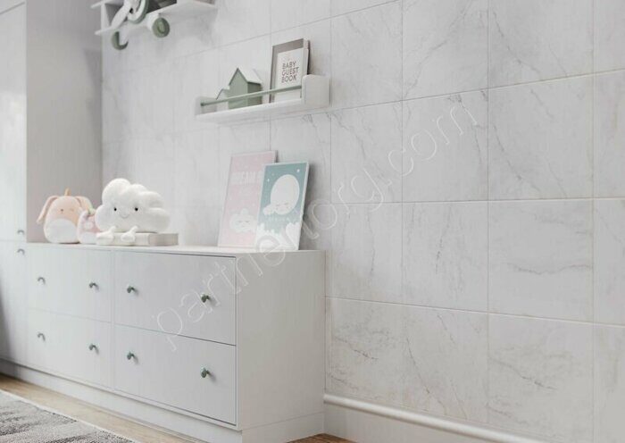 Melody White MO01 белый неполированный керамогранит 30х60см Estima