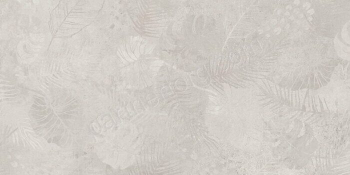 State керамогранит Meissen Keramik листья серый матовый 45x90 A16885