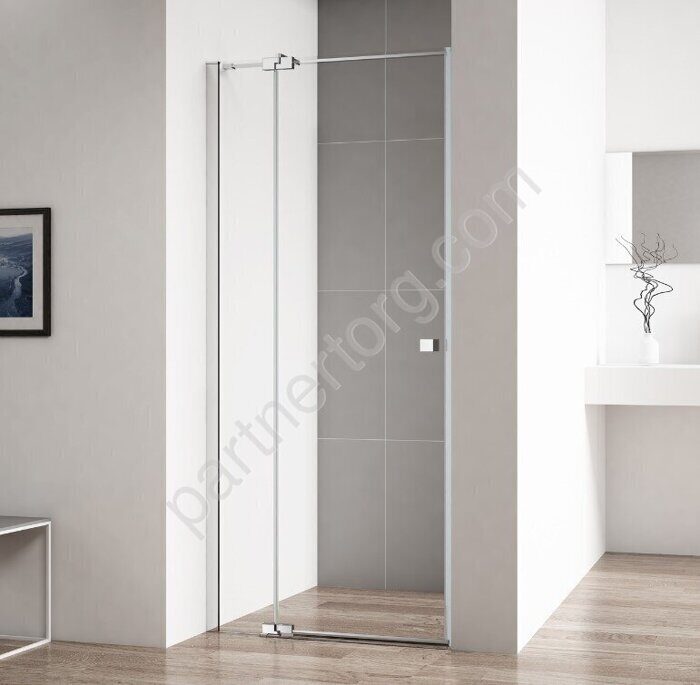 BelBagno ETNA-B-1-80-C-Cr душевая дверь распашная 80х195см, стекло прозрачное, профиль хром