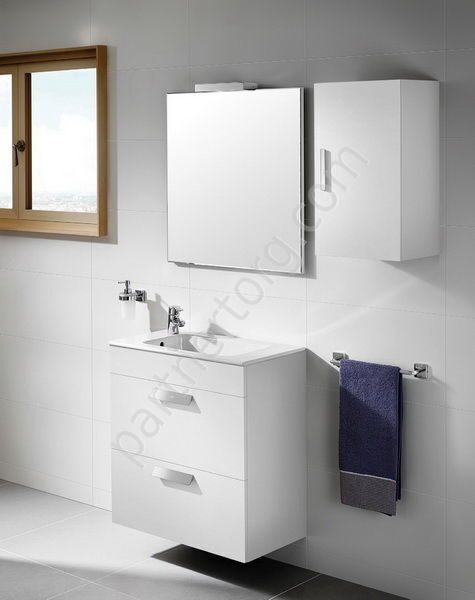 Debba тумба для ванной комнаты белая 60 Roca